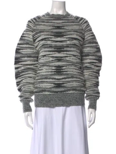 Pre-owned Derek Lam Patterned Crew Neck Sweater In Multicolor