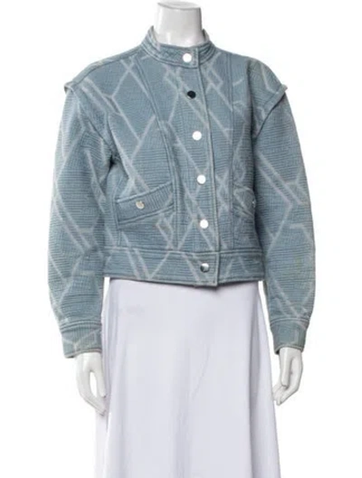 Pre-owned Derek Lam Patterned Jacket In Blue