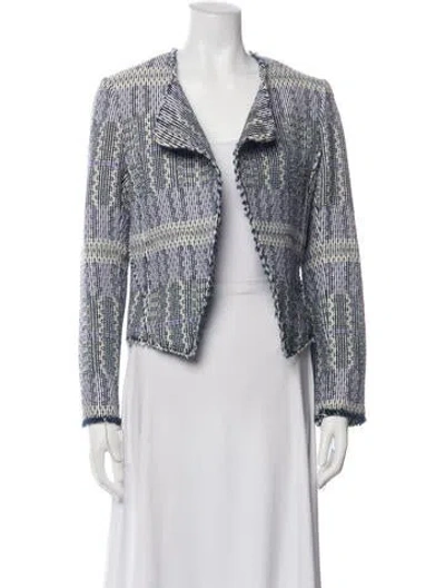 Pre-owned Derek Lam Patterned Jacket In Blue