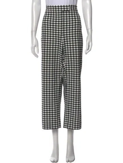 Pre-owned Derek Lam Patterned Pants In Black