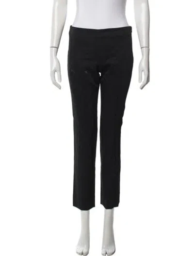 Pre-owned Derek Lam Patterned Straight Leg Pants In Blue