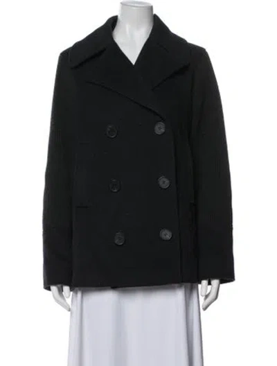 Pre-owned Derek Lam Peacoat In Black
