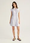 DEREK LAM PEYTON SLEEVELESS SHIRT DRESS