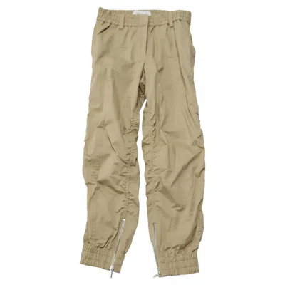 Pre-owned Derek Lam Phoenix Joggers In Beige Cotton In Brown