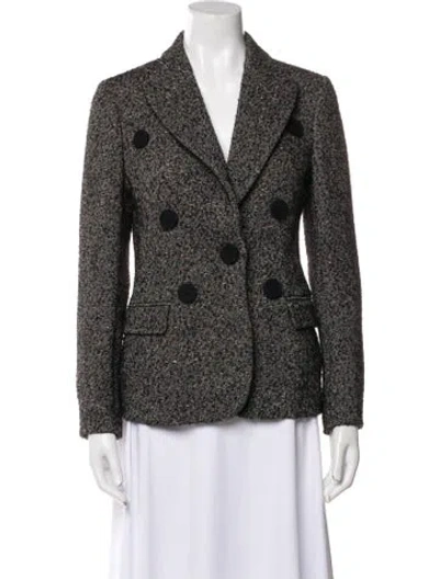 Pre-owned Derek Lam Printed Blazer In Black