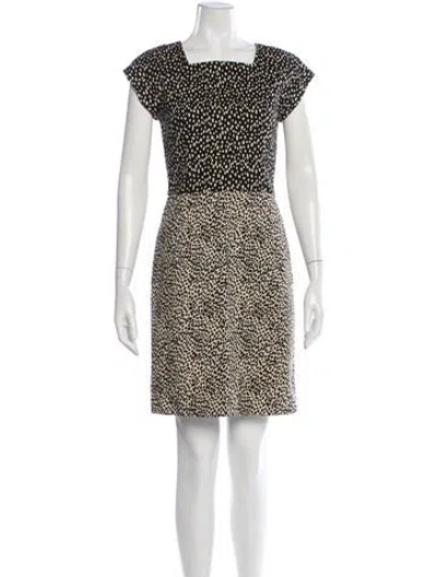 Pre-owned Derek Lam Printed Knee-length Dress