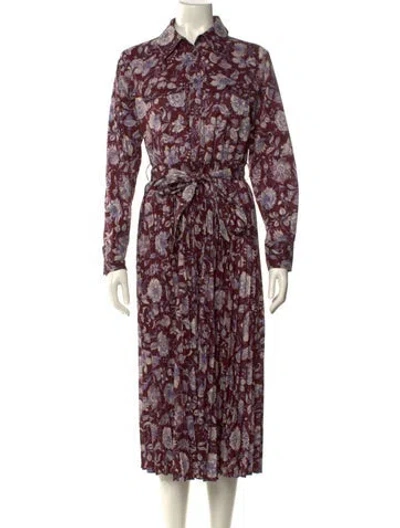 Pre-owned Derek Lam Printed Long Dress In Multi