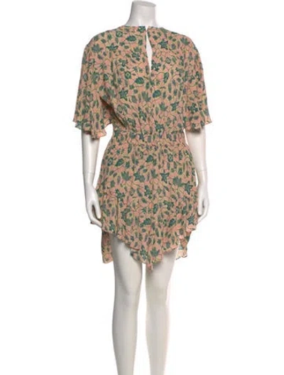 Pre-owned Derek Lam Printed Mini Dress In Pink