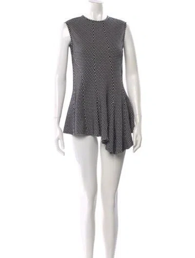 Pre-owned Derek Lam Printed Mini Dress In White