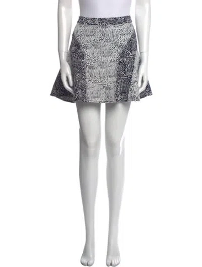 Pre-owned Derek Lam Printed Mini Skirt In Multi