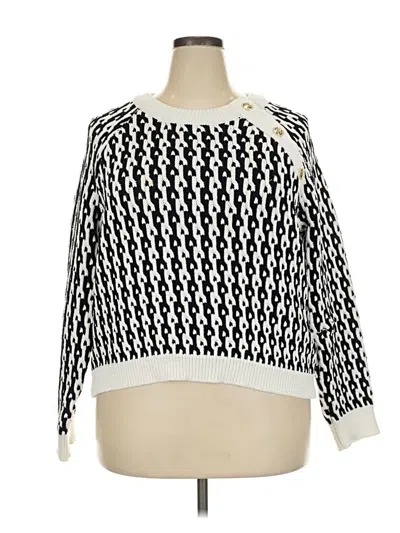 Pre-owned Derek Lam Pullover Sweater In White