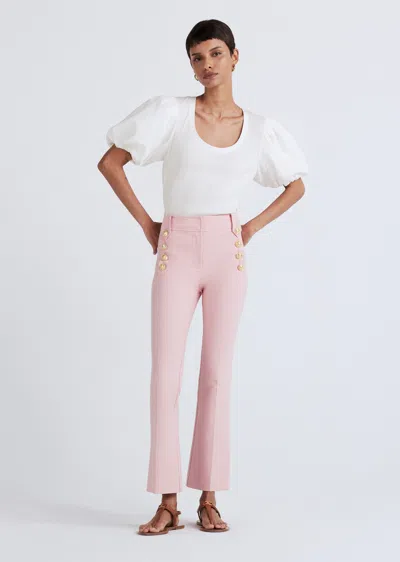 Derek Lam Robertson Crop Flare Trousers In White