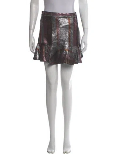 Pre-owned Derek Lam Ruffle Embellishment Mini Skirt