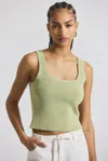 Derek Lam Sain Rib Knit Sweater Tank