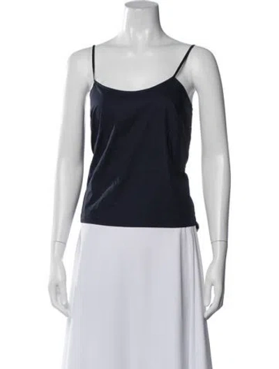 Pre-owned Derek Lam Scoop Neck Sleeveless Top In Blue