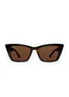 Derek Lam Shay Square Cat Eye Sunglasses
