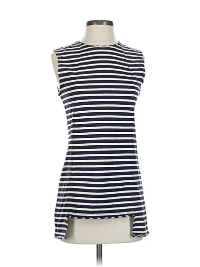 Pre-owned Derek Lam Short Sleeve Blouse In Blue