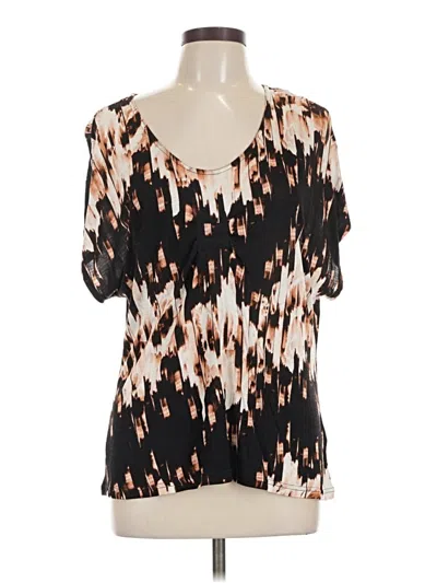 Pre-owned Derek Lam Short Sleeve Blouse In Brown
