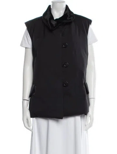 Pre-owned Derek Lam Silk Coat In Black