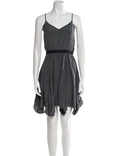 Pre-owned Derek Lam Silk Knee-length Dress In Blue