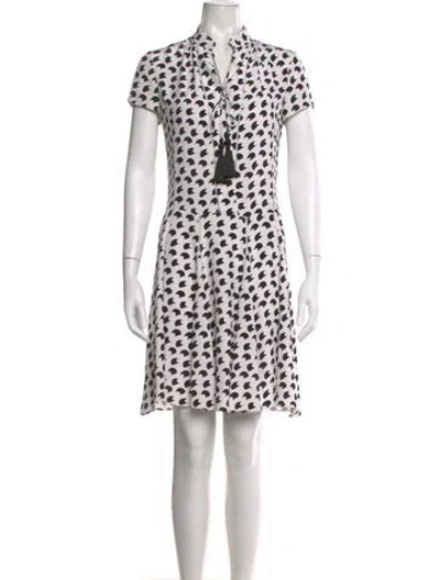 Pre-owned Derek Lam Silk Knee-length Dress In Multi
