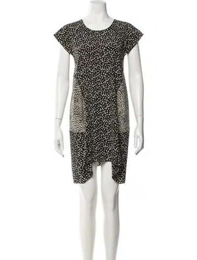 Pre-owned Derek Lam Silk Knee-length Dress In Neutral