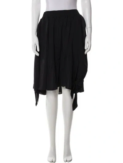 Pre-owned Derek Lam Silk Knee-length Skirt In Gray