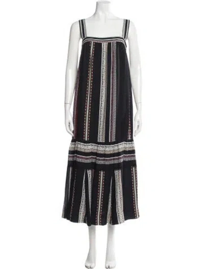 Pre-owned Derek Lam Silk Long Dress In Blue