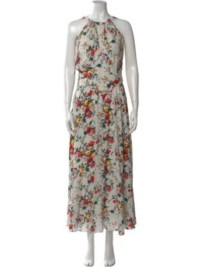 Pre-owned Derek Lam Silk Long Dress In Multi