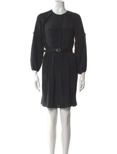 Pre-owned Derek Lam Silk Mini Dress In Black