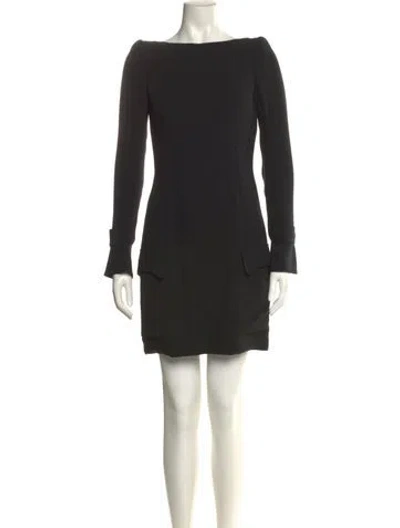 Pre-owned Derek Lam Silk Mini Dress In Black