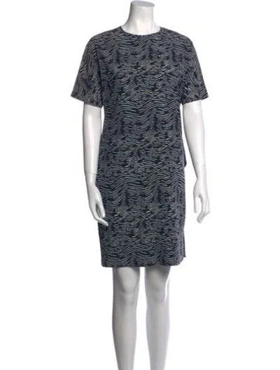 Pre-owned Derek Lam Silk Mini Dress In Blue