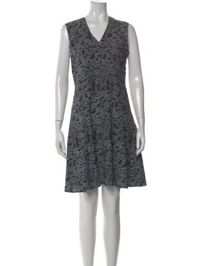 Pre-owned Derek Lam Silk Mini Dress In Blue