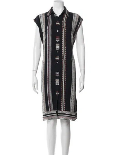Pre-owned Derek Lam Silk Mini Dress In Blue