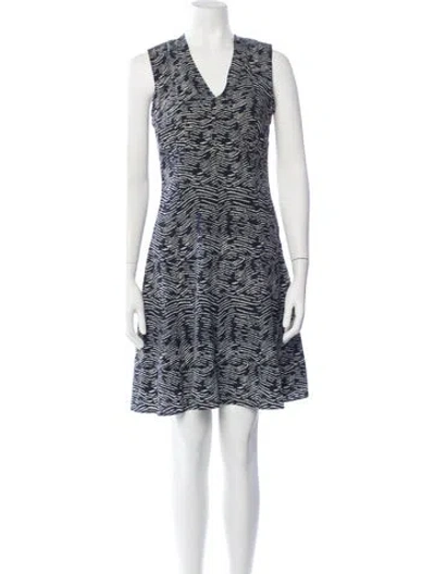 Pre-owned Derek Lam Silk Mini Dress In Blue