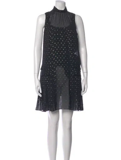Pre-owned Derek Lam Silk Mini Dress In Multi