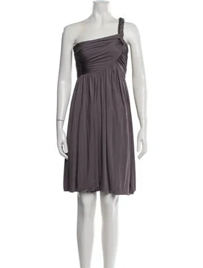 Pre-owned Derek Lam Silk Mini Dress In Purple