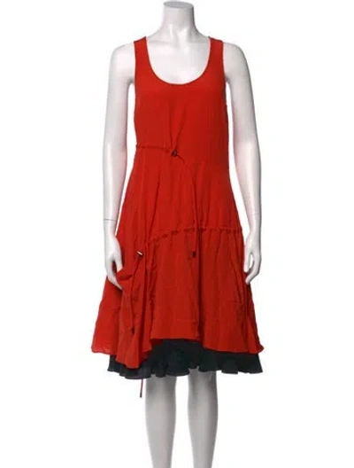 Pre-owned Derek Lam Silk Mini Dress W/ Tags In Multi