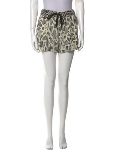 Pre-owned Derek Lam Silk Mini Shorts In Neutral