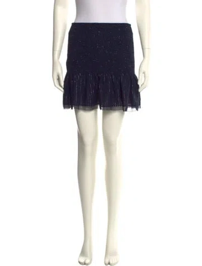 Pre-owned Derek Lam Silk Mini Skirt In Multi