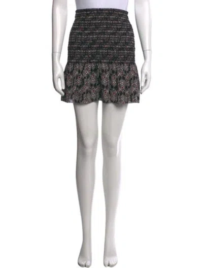 Pre-owned Derek Lam Silk Mini Skirt In Red
