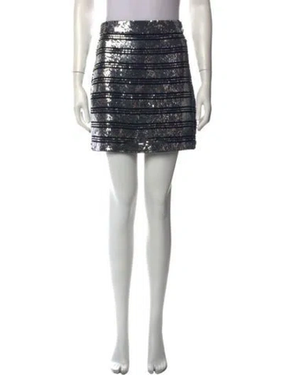 Pre-owned Derek Lam Silk Mini Skirt W/ Tags In Black