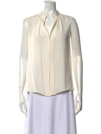 Pre-owned Derek Lam Silk Sleeveless Blouse In Neutrals
