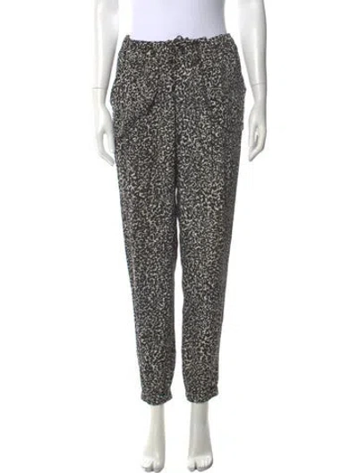 Pre-owned Derek Lam Silk Straight Leg Pants In Black