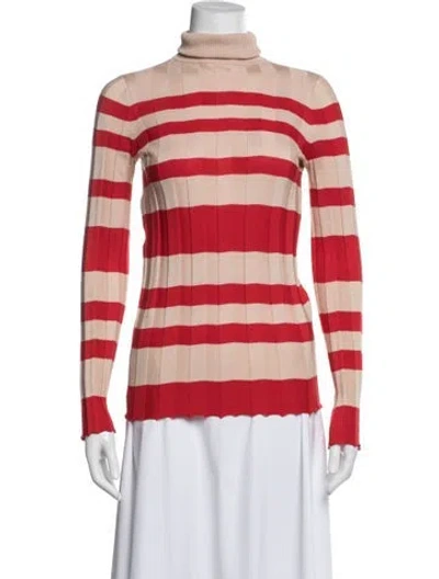 Pre-owned Derek Lam Silk Striped Top In Multi