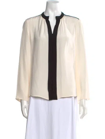Pre-owned Derek Lam Silk V-neck Blouse
