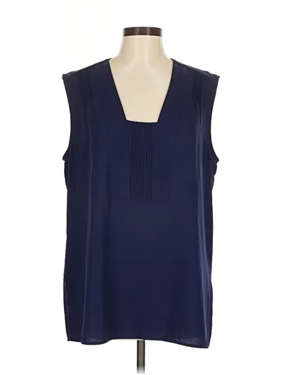 Pre-owned Derek Lam Sleeveless Blouse In Blue