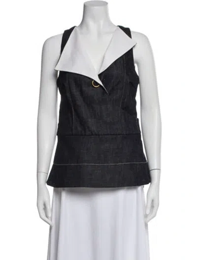 Pre-owned Derek Lam Sleeveless Top In White