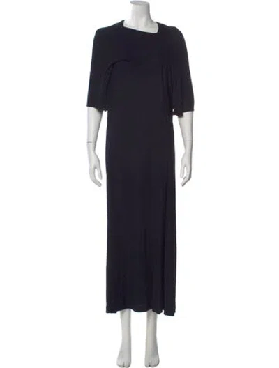 Pre-owned Derek Lam Square Neckline Long Dress In Blue