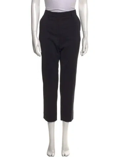 Pre-owned Derek Lam Straight Leg Pants In Black